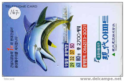 Telecarte DAUPHIN Dolphin DOLFIJN Delphin (167) - Peces