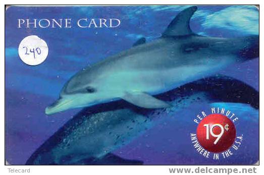 Telecarte DAUPHIN Dolphin DOLFIJN Delphin (240) - Peces