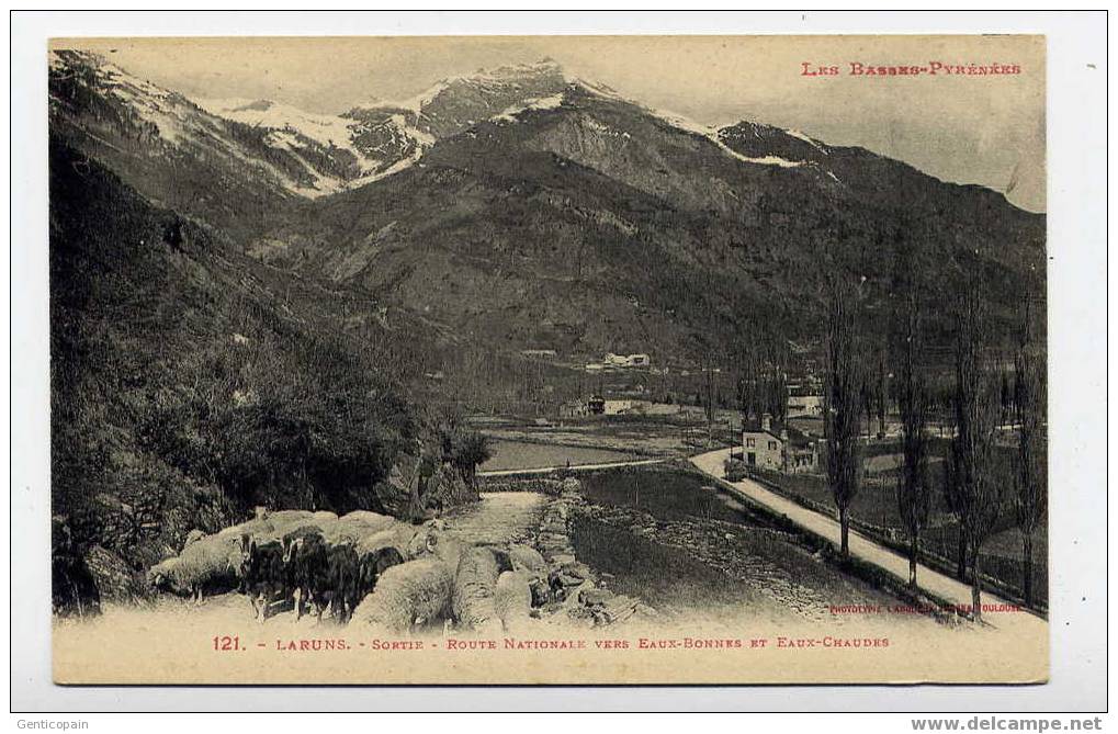 H134 - LARUNS - Sortie - Route Nationale Vers Eaux-Bonnes Et Eaux-Chaudes - Laruns