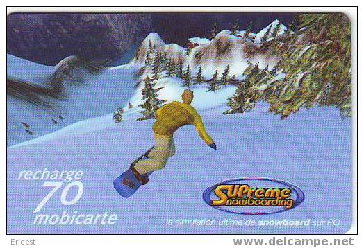 MOBICARTE SNOWBOARD 1 70 ETAT COURANT - Mobicartes (recharges)