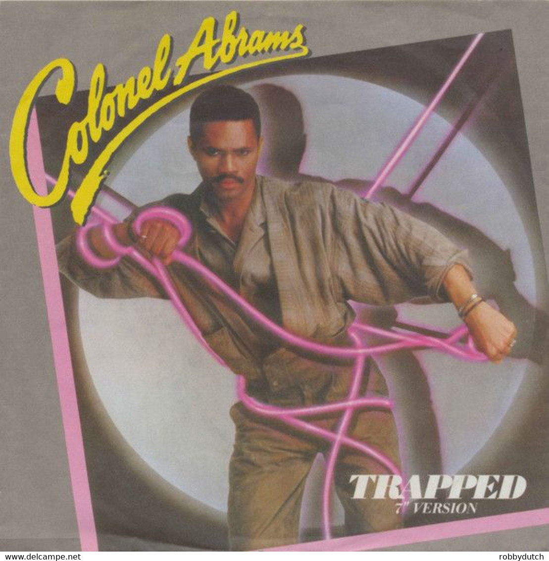 * 7" * COLONEL ABRAMS - TRAPPED - Dance, Techno En House