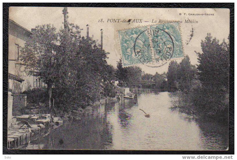 PONT DE VAUX - La Reyssouze Au Moulin - Pont-de-Vaux