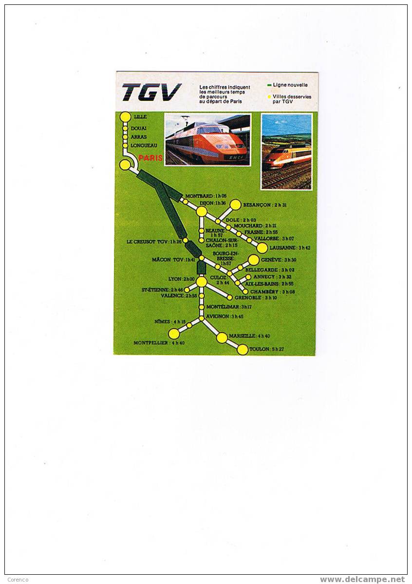 TRAIN   T G V   T 75  Record Du Monde 26.02.1981 - Materiale