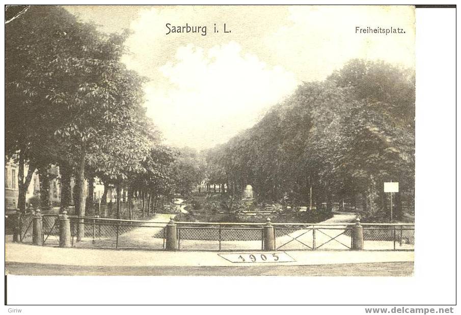 Sarrebourg Saarburg Freiheitzplatz - Sarrebourg