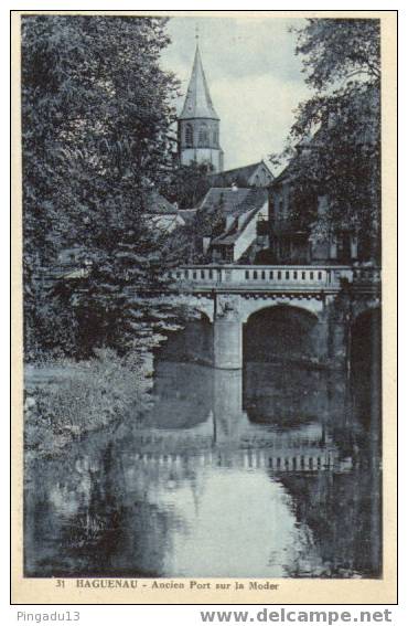 Ancien Port Sur La Moder - Haguenau