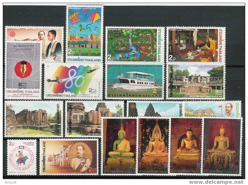 Thaïland Timbres 1995**   Avec Timbres Thématiques  Chats, Eléphants,Sport,fleurs Etc.. - Thailand