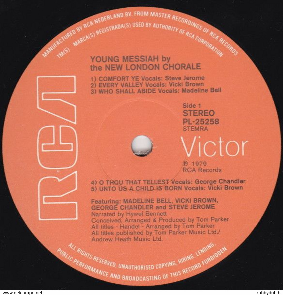 * LP * NEW LONDON CHORALE - THE YOUNG MESSIAH - Klassiekers