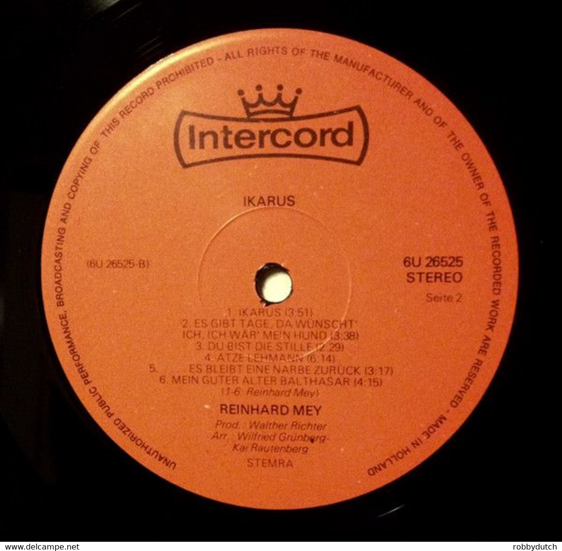 * LP * REINHARD MEY - IKARUS (1975) ex!!!