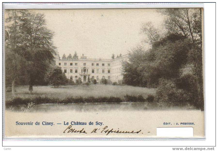 Scy  Le Château  Souvenir De Ciney - Hamois
