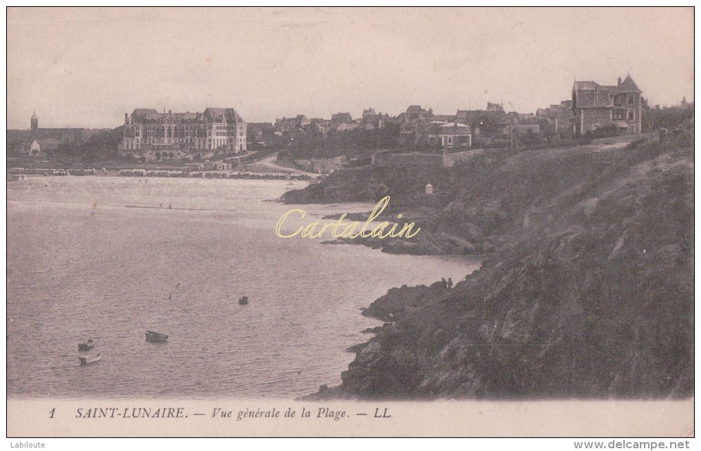 (35 ) Saint Lunaire -  Vue Générale De La Plage - Saint-Lunaire