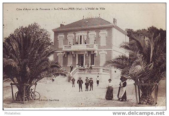 ST CYR   LA  MAIRIE   1910 - Saint-Cyr-sur-Mer