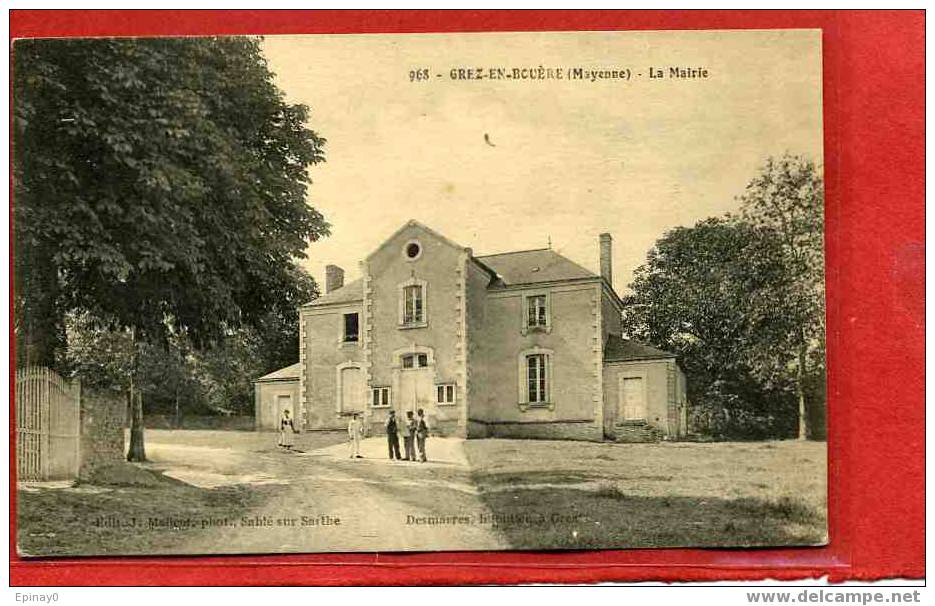 B - 53 - GREZ En BOUERE - La Mairie - Crez En Bouere