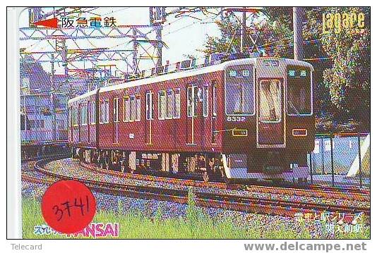 Trein Op Telefoonkaart, Train On Phonecard, Eisenbahn, Zug   (3741) - Trains