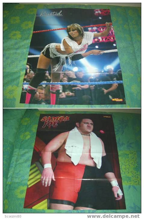 WWE Poster Kristal Samoa Joe WRESTLING - Bekleidung, Souvenirs Und Sonstige