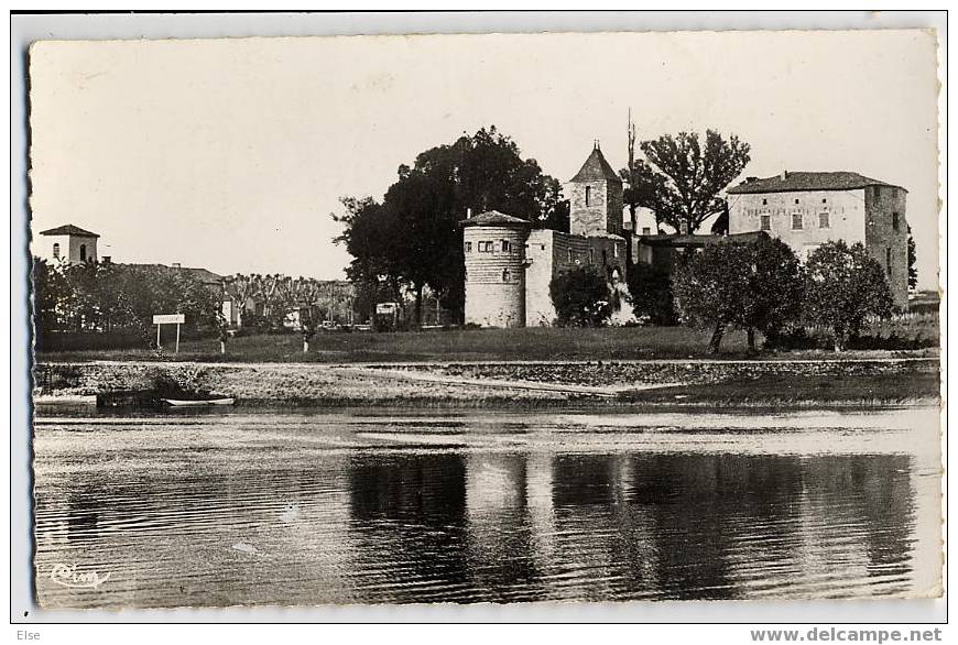 ENVIRONS D ANSE   -   LE VIEUX CHATEAU DE ST BERNARD PRIT DE LA SAONNE  -  CPSM ANNEE 1940/50 - Anse