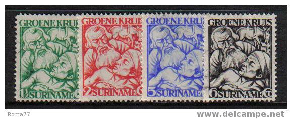 1316 - SURINAME , N. YVERT 135/138  Annullo Leggerissimo - Suriname ... - 1975