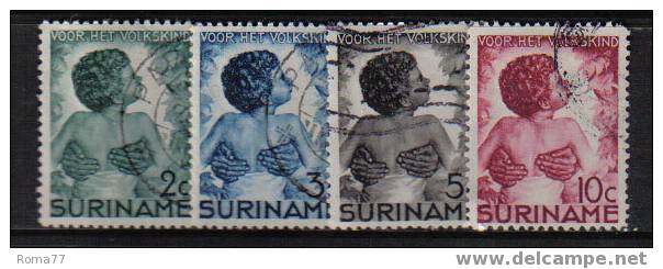 1319 - SURINAME , N. YVERT 175/178  Usati - Suriname ... - 1975