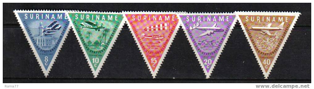 1328 - SURINAME , Aerea  N. YVERT 21/25  *** - Suriname ... - 1975