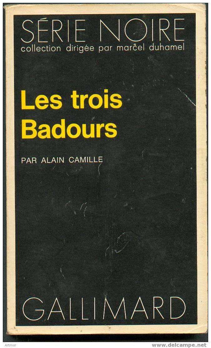 SERIE NOIRE N° 1544 - EO -1972 - A CAMILLE - LES TROIS BADOURS - Série Noire