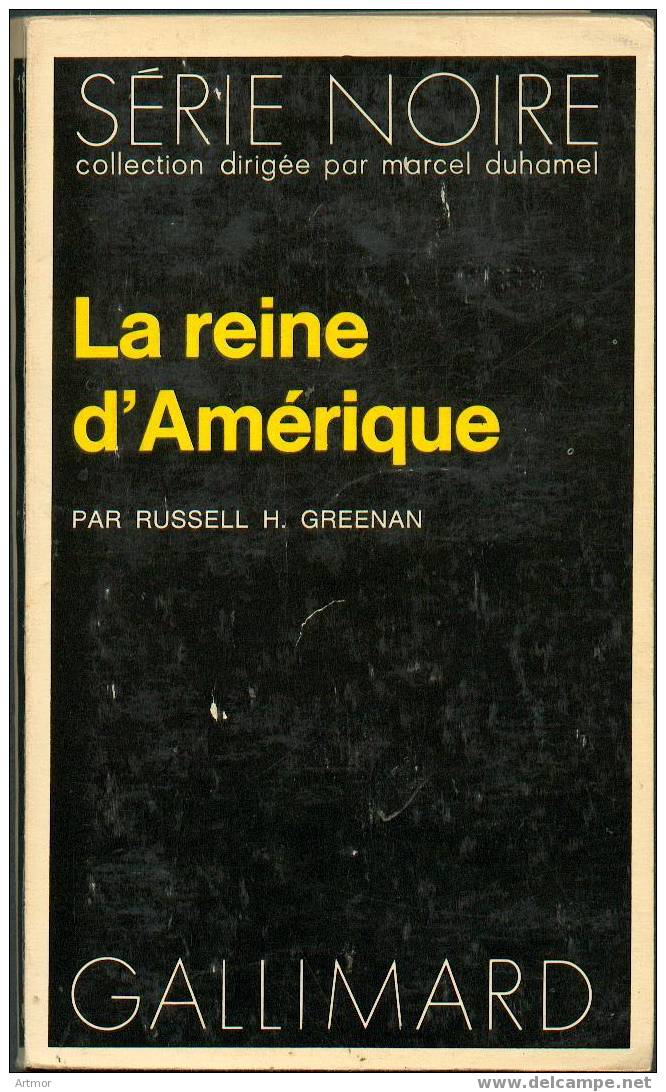 SERIE NOIRE N° 1541 - EO -1972 - R.H  GREENAN - LA REINE D´AMERIQUE - Série Noire