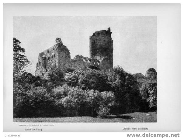 Chateau De LANDSBERG ( Alsace ) Photo Années 1900 - Lieux