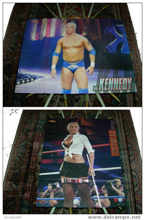WWE Poster Mr. Ken Kennedy Michelle McCool WRESTLING - Kleding, Souvenirs & Andere