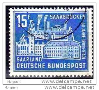 Lote 2 Sellos Alemania SAAR Num 332, 446 º - Oblitérés