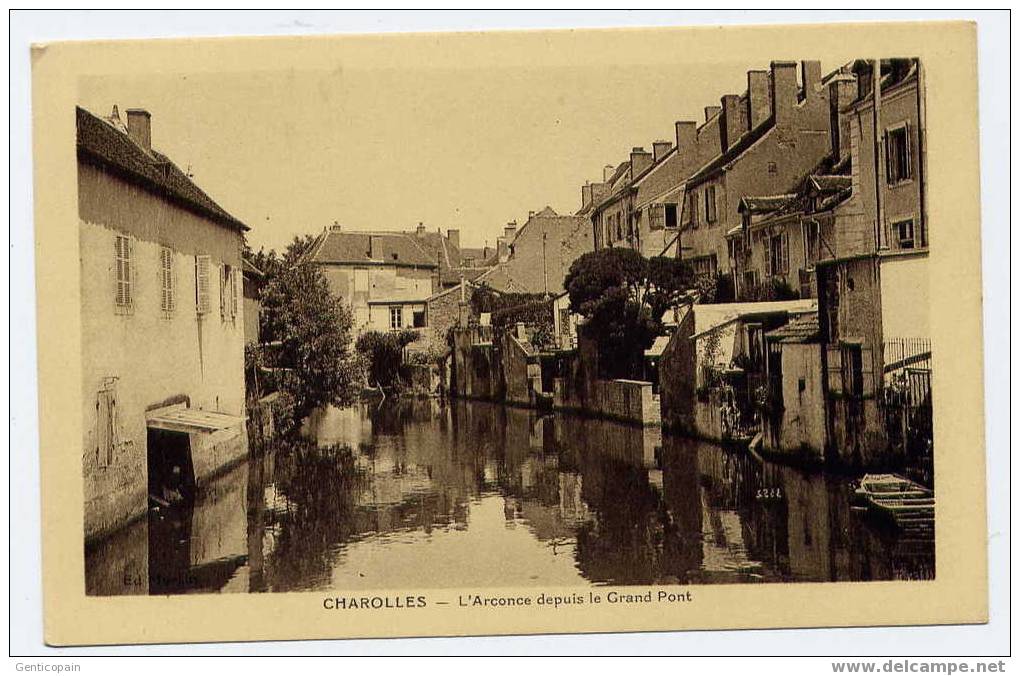 H136 - CHAROLLES - L'Arconce Depuis Le Grand Pont - Charolles