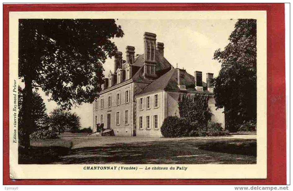 B - 85 - CHANTONNAY - Le Château Du Pally - Chantonnay