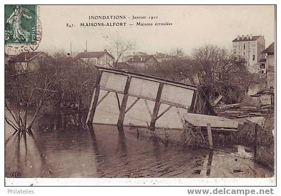 Maison Alfort   Inodation 1910 - Maisons Alfort