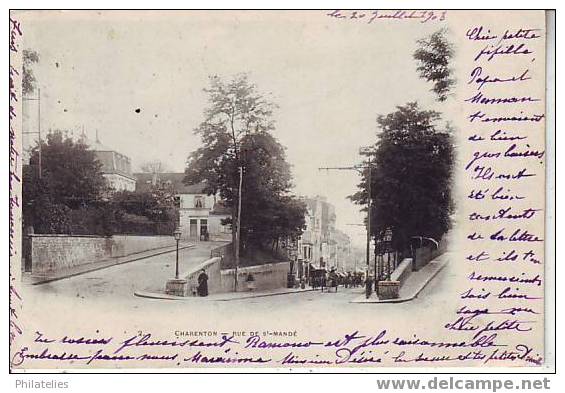 Charenton  Rue De St Mande - Charenton Le Pont