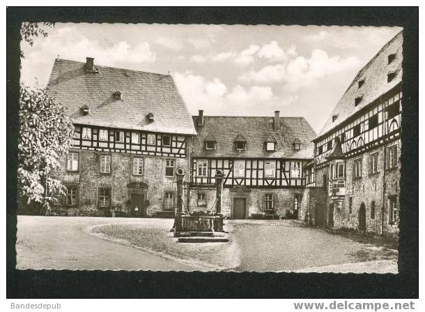 CPSM - Schiffenberg Bei Giessen - Innenhof Ehemaliges Kloster Aus Dem Jahre 1129 Jetzt Gaststätte (Hans Klocke) - Giessen
