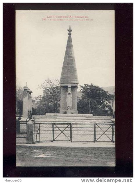 008608 St Girons Monument Aux Morts édit.labouche N°597 Beau Plan  Belle Carte - Saint Girons
