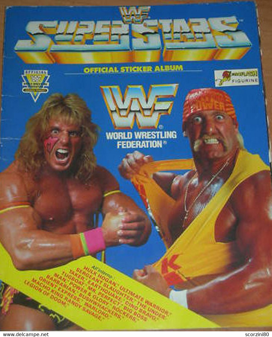 WWF World Wrestling Federation Superstars Figurine Album EUROFLASH 1991 - Autres & Non Classés