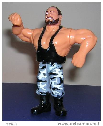 WWF WRESTLING Butch Of Bushwhackers HASBRO ACTION FIGURE - Bekleidung, Souvenirs Und Sonstige