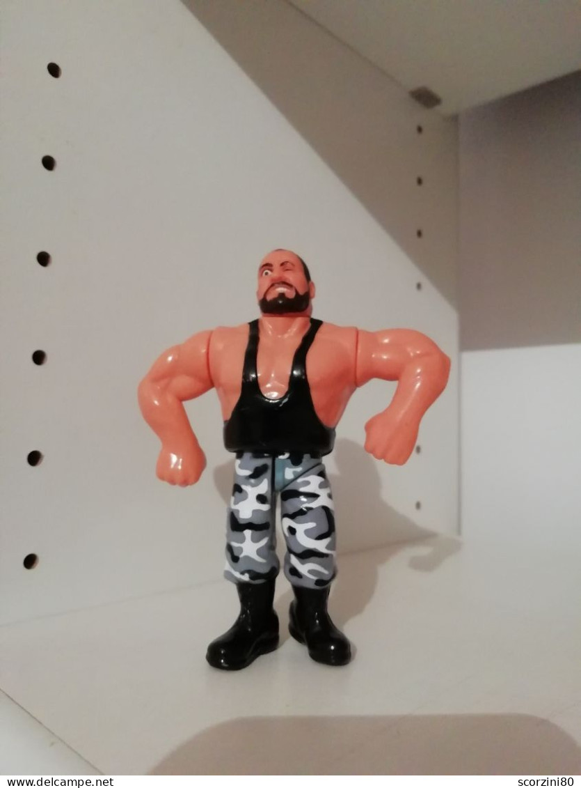 WWF WRESTLING Butch Of Bushwhackers HASBRO ACTION FIGURE - Abbigliamento, Souvenirs & Varie