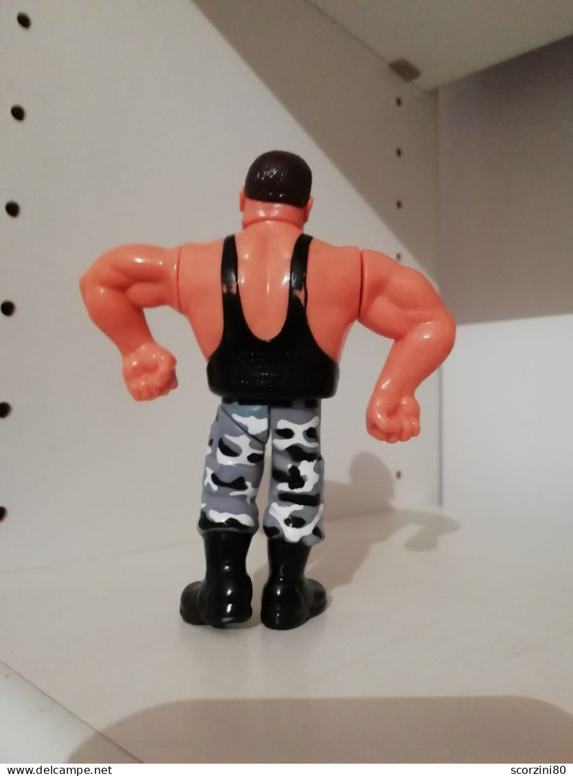WWF WRESTLING Butch Of Bushwhackers HASBRO ACTION FIGURE - Kleding, Souvenirs & Andere