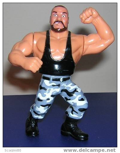 WWF WRESTLING Luke Of Bushwhackers HASBRO ACTION FIGURE - Apparel, Souvenirs & Other