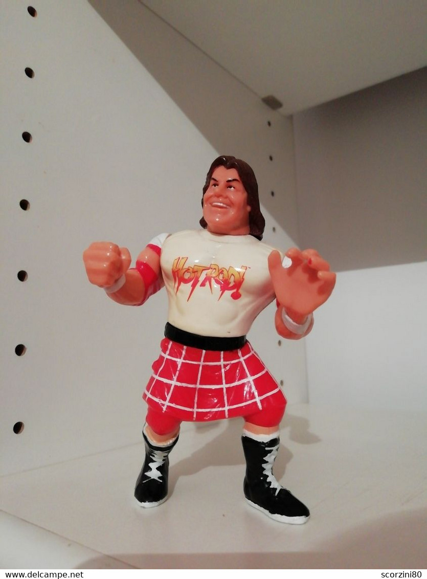 WWF WRESTLING Rowdy Roddy Piper HASBRO ACTION FIGURE - Habillement, Souvenirs & Autres