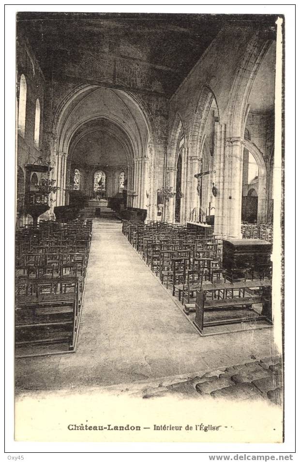 Chateau Landon - Intérieur De L'église - Chateau Landon