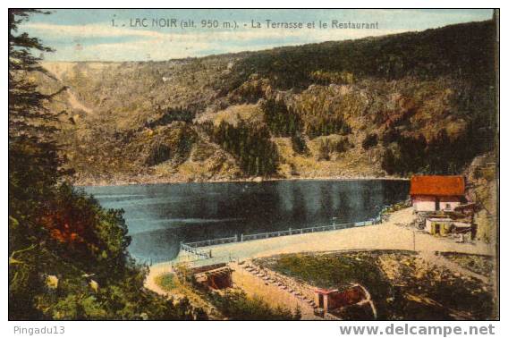 Lac Noir La Terrasse Et Le Restaurant - Orbey