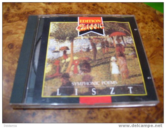 LISZT. CD 4 TITRES DE 1995. SYMPHONIC POEMS. EDITION CLASSIC - Klassiekers