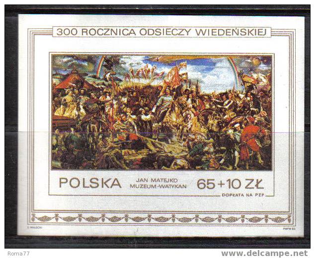 D1171 - POLONIA , Quadri BF  N. 101  *** - Blocks & Sheetlets & Panes