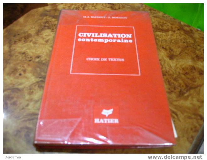 Civilisation Contemporaine, Choix De Textes, 1965, Dédicacé - 18 Ans Et Plus