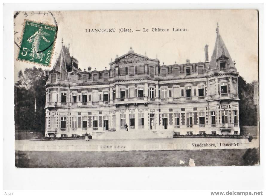 CPA----60----Liancourt-----CHATEAU----LE  CHATEAU   LATOUR - Liancourt