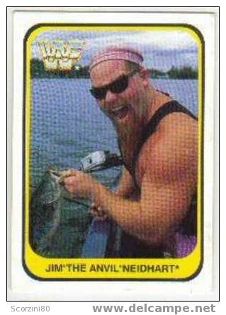 WWF Merlin Trading Cards Wrestling - Jim "The Anvil" Neidhart (n°84) - Altri & Non Classificati
