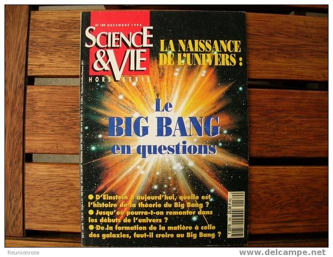 Sciences & Vie Hors Série N°189 Du 12/1994 - LE BING BANG EN QUESTIONS. - Wetenschap