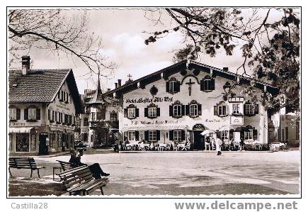 Cpsm  OBERAMMERGAU Hotel Alte Post - Oberammergau