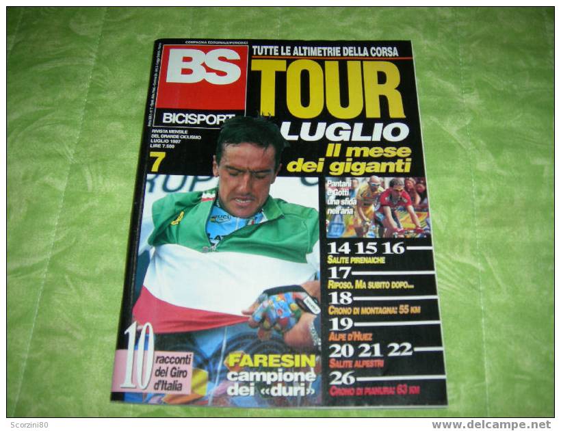 BS Bicisport 1997 N° 7 Luglio (Gianni Faresin) - Deportes