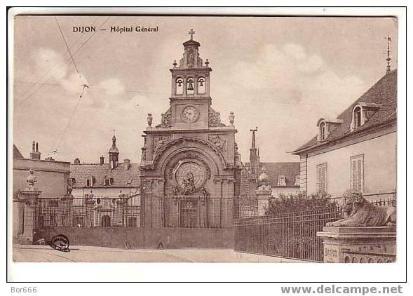 OLD FRANCE POSTCARD - DIJON - Central Hospital - Missions